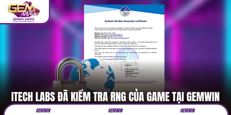 iTech Labs đã kiểm tra RNG của các game tại GEMWIN
